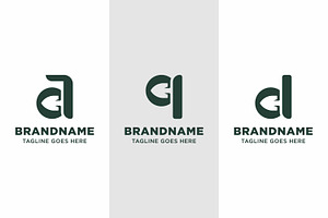 Letters AC QC DC Shovel Simple Logo, a Branding & Logo Template by Pray Art Design Studio