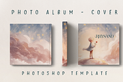 PHOTO ALBUM COVER | Photoshop, a Magazine Template by Advina Store (Thumbnail 2 of 2)