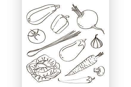 Mixed Vegetable - Vegetable Isolated