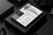 Modern Resume Template CV Letterhead, a Resume Template by NorthPeak (Thumbnail 4 of 6)