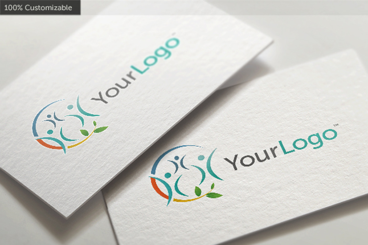 Eco Positive People Logo, a Branding & Logo Template by LogoBuy (Photo 1 of 3)