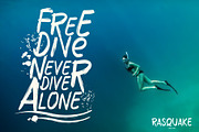 RASQUAKE brush font + EXTRA swashes, a Font by D&K Project (Thumbnail 7 of 8)