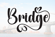 Bridge | Script Font, a Handwritten Font by Scratchones (Thumbnail 1 of 9)