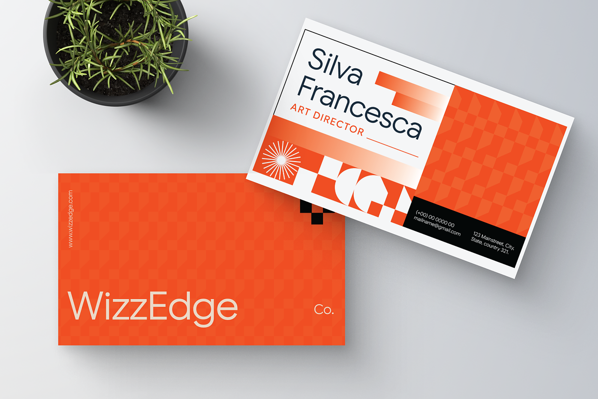 Modern Business Card, a Card Template by Annora Studio (Photo 4 of 6)
