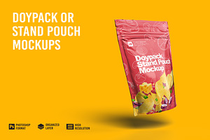 Doypack - Stand up Pouch Mockup