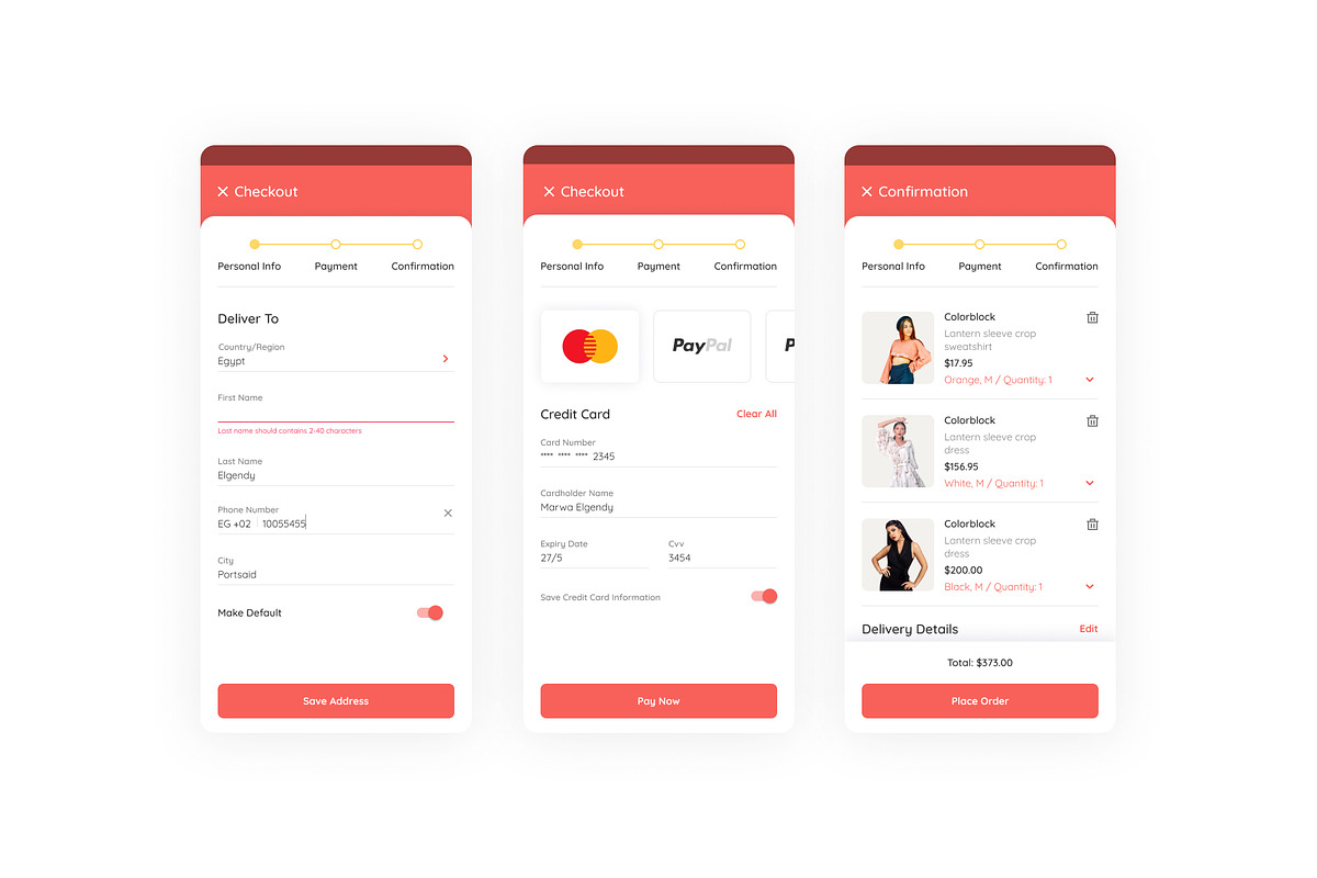 Shien E-commerce UI Kit, an App Template by marwa_elgendy (Photo 12 of 21)