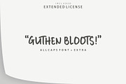 Guthen Bloots Allcaps (Extended), a Symbol Font by azetypestudios.com (Thumbnail 22 of 22)