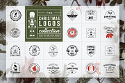 50 Retro Modern Christmas Logos, a Branding & Logo Template by Graphicdome (Thumbnail 1 of 11)