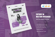 Future in Motion Webinar - Flyer, a Flyer Template by AQR Studio (Thumbnail 1 of 2)
