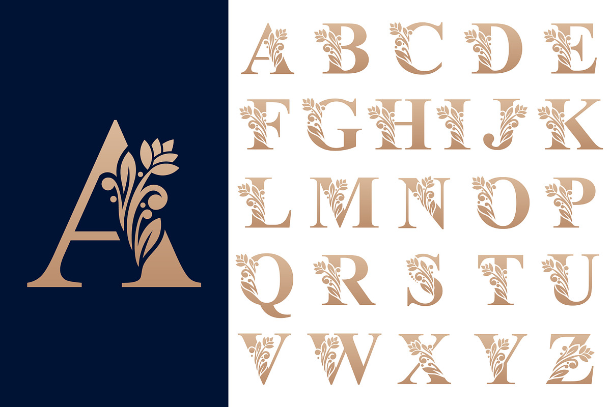 letter A to Z graphic design vector, a Branding & Logo Template by BARONSTD (Photo 2 of 4)