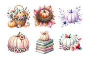 Autumn Fall Clipart Pumpkin Petals, an Illustration by Daily.Designs (Thumbnail 2 of 4)