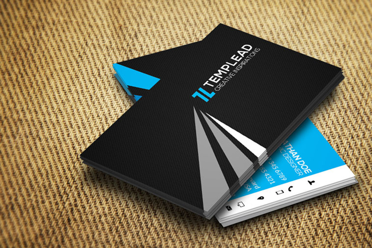 Corporate Business Card CM098, a Business Card Template by annozio (Photo 2 of 4)