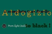 Aldogizio, a Serif Font by TeGeType foundry (Thumbnail 1 of 7)