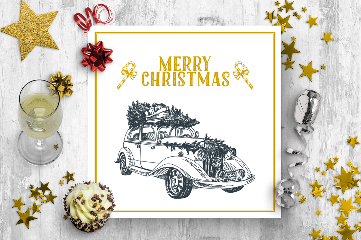 Hand drawn christmas Illustrations, a Decorative Illustration by Natalya Levish (Photo 4 of 5)