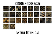 26 Art Deco Digital Paper, an Illustration by HubbaDigitals (Thumbnail 2 of 2)