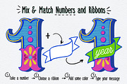 Vintage Decorative Numbers, a Decorative Illustration by Sketchetarian (Thumbnail 3 of 6)