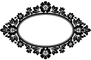 Black Floral Wreath Frame Set, an Illustration by Designer_Momina (Thumbnail 12 of 20)