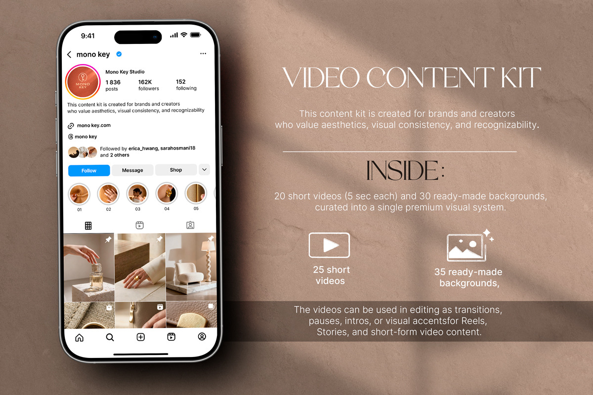 Luxury Reels for Beauty Brands, a Social Media Template by MONO KEY STUDIO (Photo 6 of 8)