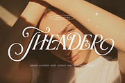 Theader Unique Vintage Serif, a Serif Font by Cruzine (Thumbnail 1 of 8)