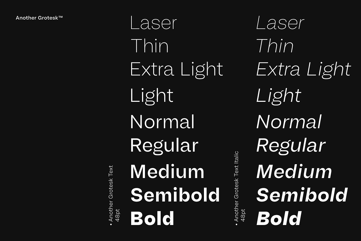 Another Grotesk Text Family, a Sans Serif Font by Bukva™ Type Foundry (Photo 6 of 15)
