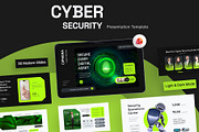 Cyber Security PowerPoint, a Presentation Template by New Coral Design (Thumbnail 1 of 6)