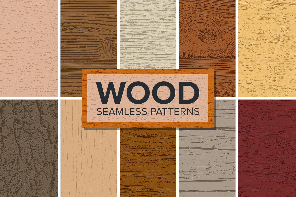 21 Wood Patterns - Bundle, a Pattern Graphic by Creativenauts
