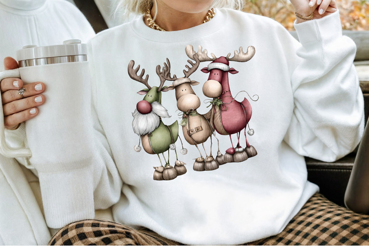 Santa Sleigh and Reindeer Christmas, an Illustration by Sublimation Artist (Photo 4 of 6)