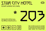 CS Azure – Futuristic Font, a Sans Serif Font by Craft Supply Co. (Thumbnail 6 of 8)