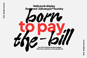 Hella Punk | Display Font, a Handwritten Font by Jolicia Type (Thumbnail 2 of 9)