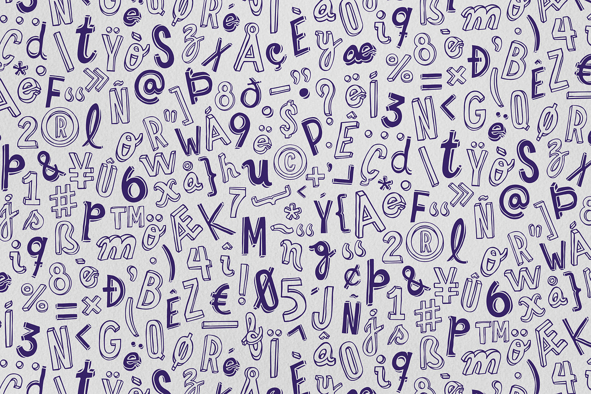 Funlet Typeface preview 8