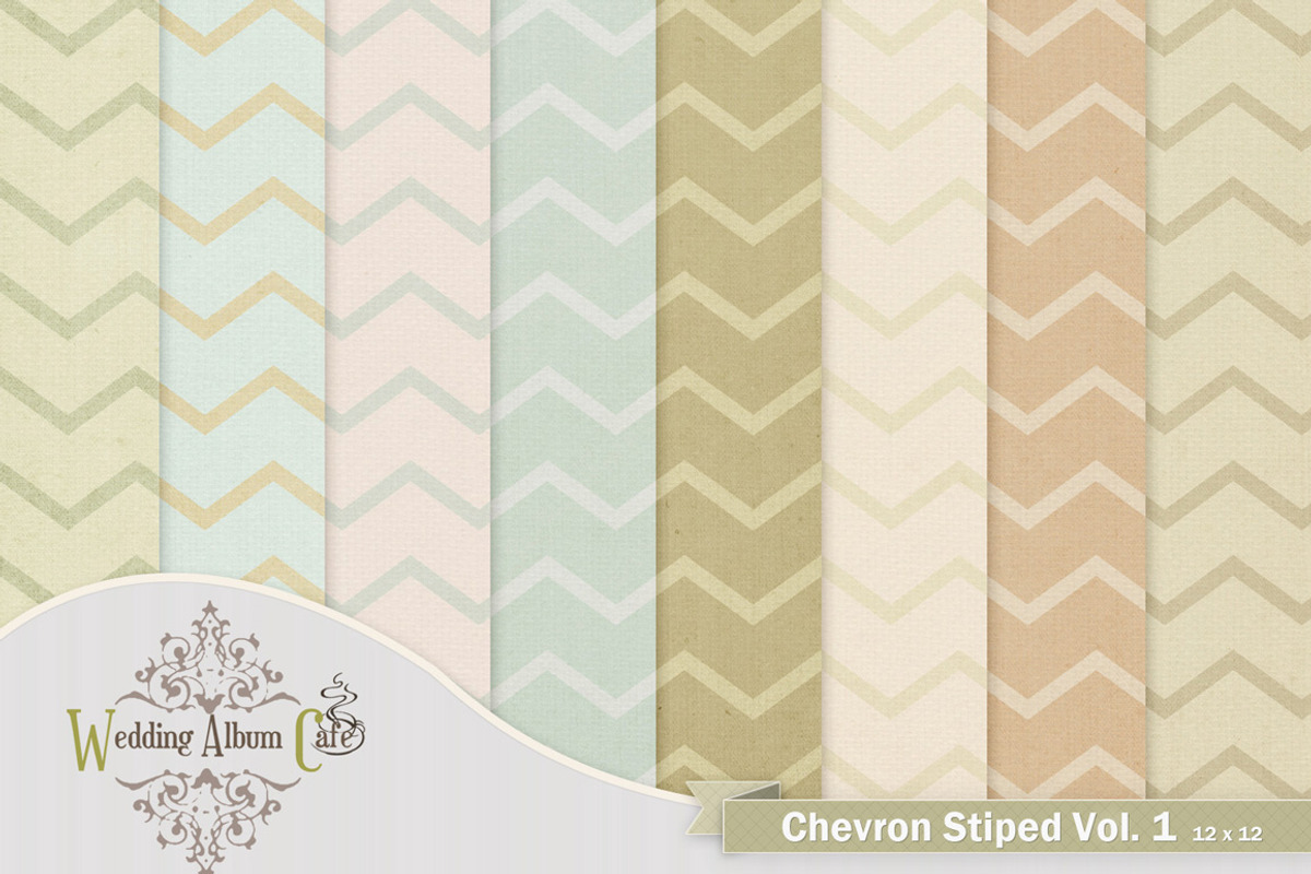 Chevron Backgrounds, a Texture Graphic by Posh Papers & Patterns