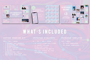 Branding Bundle: Iridescent Galaxy, an Object Graphic by Liseno Designs (Thumbnail 3 of 3)