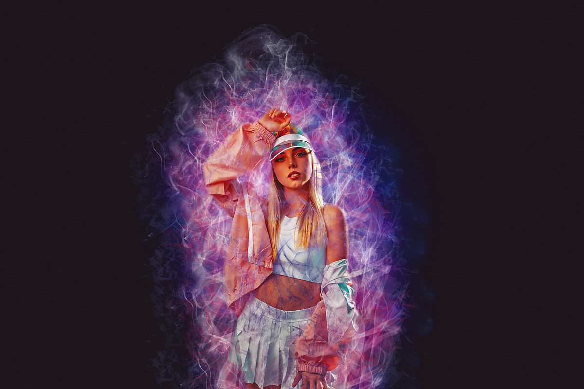 Color Smoke Effect Photoshop Action, an Action Add-On by Studio Retouch (Photo 10 of 12)