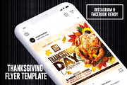 Thanksgiving Flyer Template, a Flyer Template by MithilaCreation (Thumbnail 4 of 6)