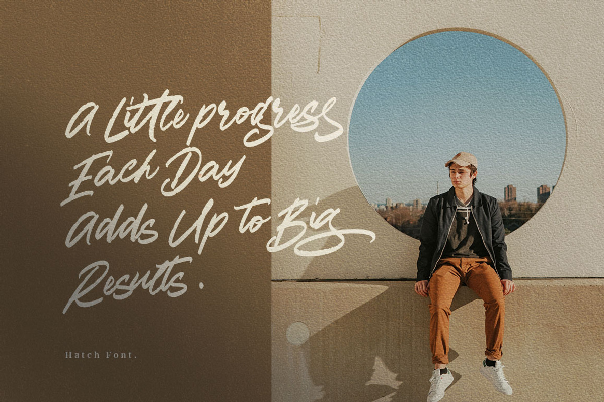Hatch Typeface preview 7