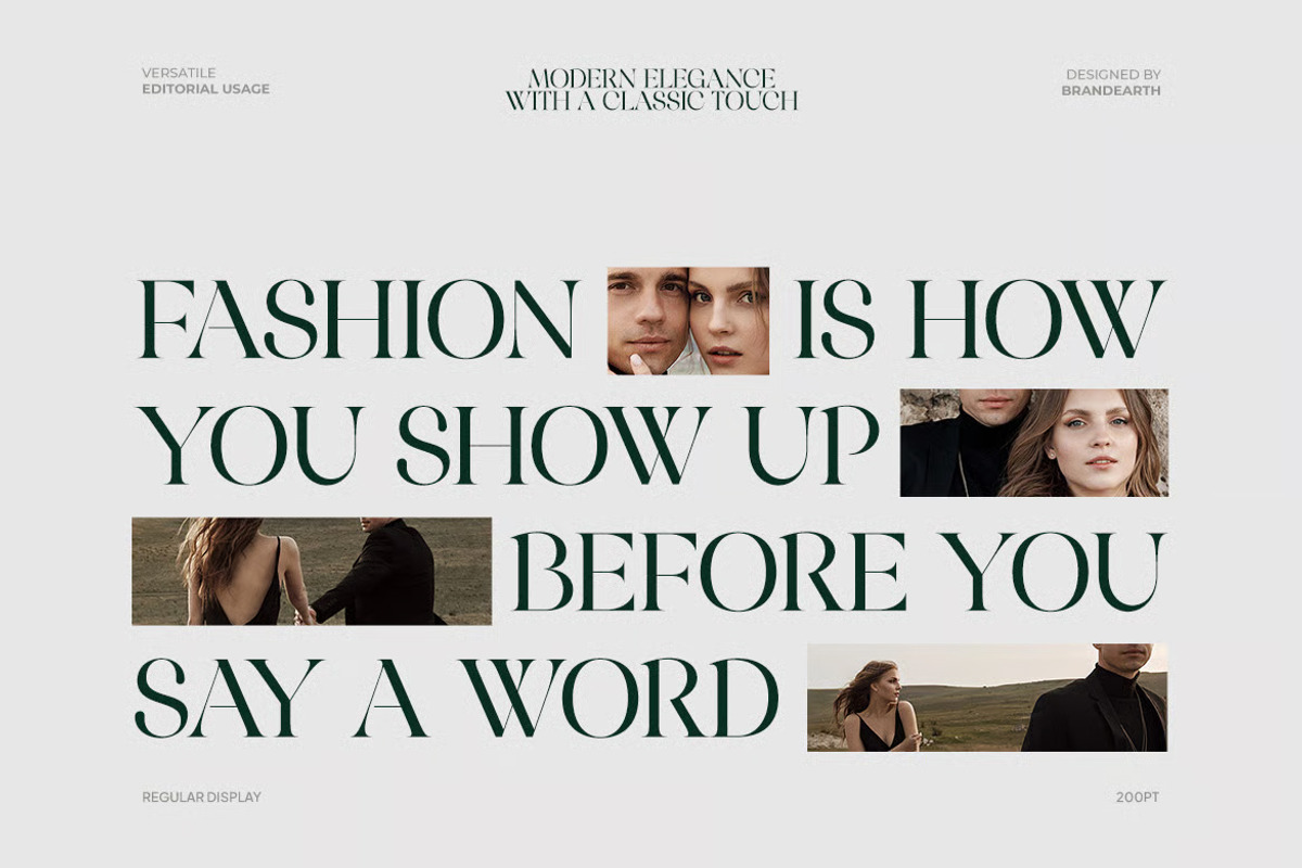 Margline – Stylish Serif Typeface, a Serif Font by Brand Earth (Photo 4 of 8)