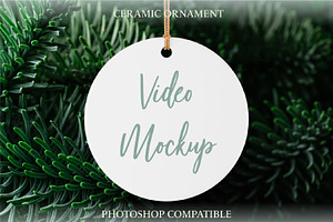 Ceramic Ornament Video Mockup