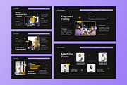 Black Project Proposal Powerpoint, a Presentation Template by Aiyari Graphic (Thumbnail 4 of 5)