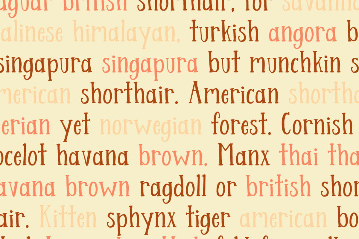 Streusel Kuchen Handwritten Serif preview 6
