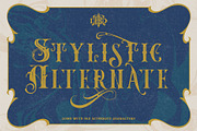 Mooners - Victorian Typeface, a Serif Font by Burntilldead (Thumbnail 8 of 11)