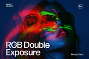 RGB Split Double Exposure, a Layer Style Add-On by DesignerCandies (Thumbnail 1 of 7)