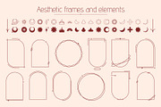 Retro geometric frames and shapes., a Decorative Illustration by AleksAbramova (Thumbnail 1 of 9)