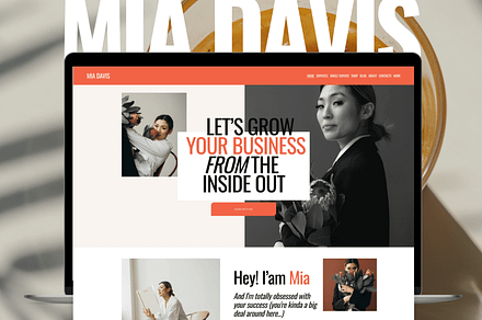 Squarespace Website Template Coach