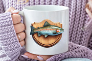 Fisherman Aesthetic Watercolor PNG, an Illustration by Pixels.Craft (Thumbnail 4 of 7)