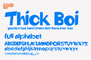 Thick Boi Handwritten Display, a Font by Studio Mischief (Thumbnail 10 of 12)