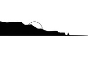 Coastal cliff shoreline view Silhoue, a Graphic by hafijul (Thumbnail 6 of 14)