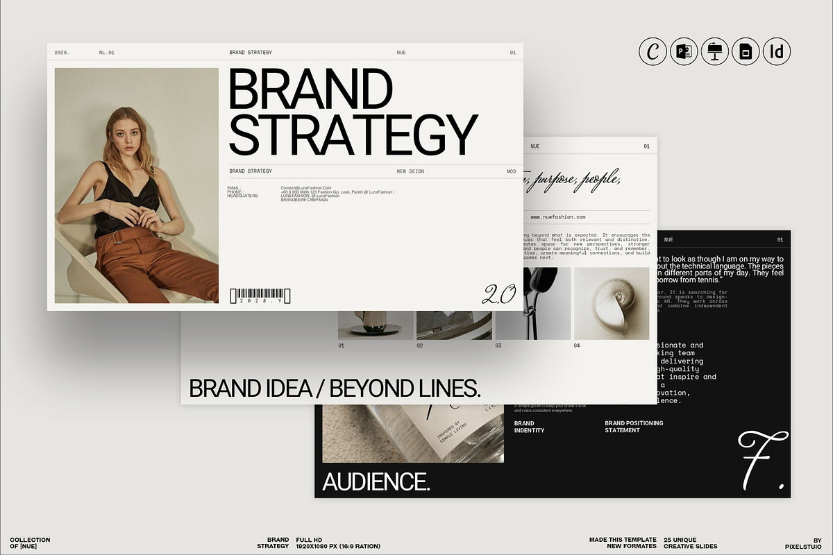 Brand Strategy Presentation Template, a Presentation Template by GoldenPixelStudio (Photo 1 of 10)