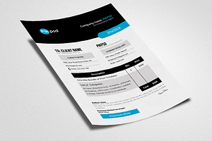 A4 Invoice Business Template