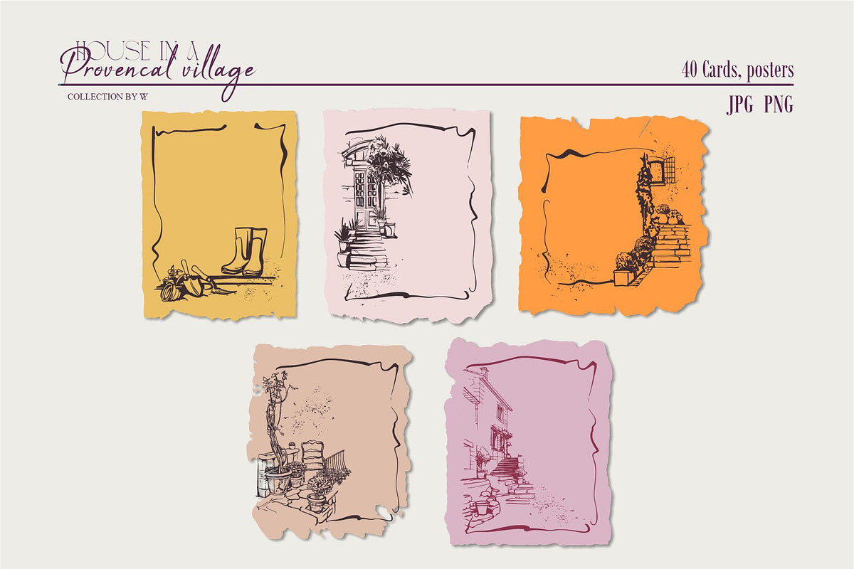 House in a Provençal village, an Object Graphic by Collection by VY (Photo 2 of 13)