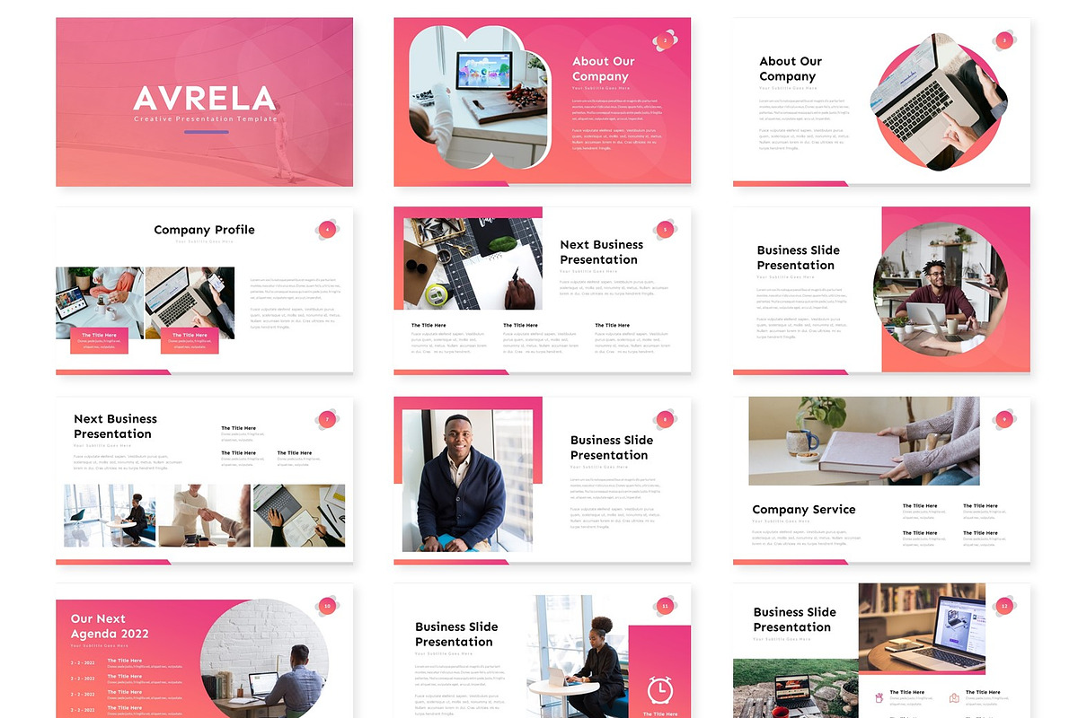 Avrela - Powerpoint Template, a Presentation Template by AQR Studio ...